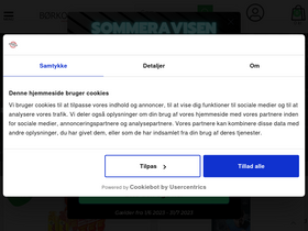 'boerkopcykler.dk' screenshot