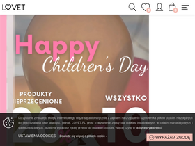'lovet.pl' screenshot