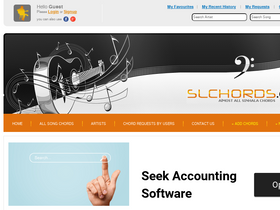 'slchords.com' screenshot