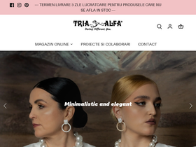 tria-alfa.ro homepage screenshot