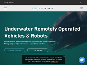'deeptrekker.com' screenshot