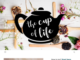 'theteacupoflife.com' screenshot