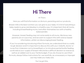 'anmum.com' screenshot