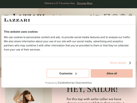 'lazzarionline.com' screenshot