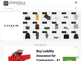 'openkerja.id' screenshot