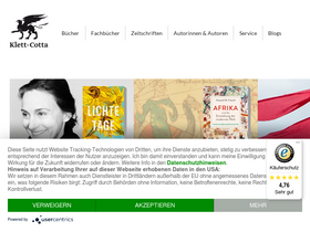 'klett-cotta.de' screenshot