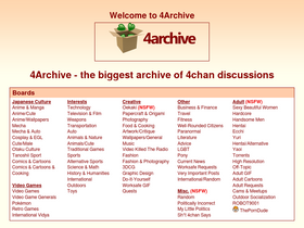 '4archive.org' screenshot