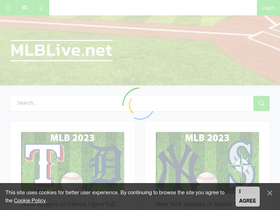 'mlblive.net' screenshot