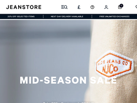 'jeanstore.co.uk' screenshot