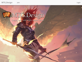 'mtg.design' screenshot