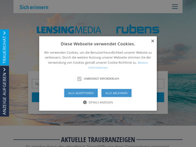 'sich-erinnern.de' screenshot