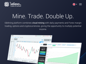 'iqmining.com' screenshot