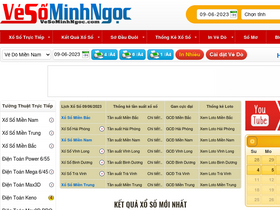 'vesominhngoc.com.vn' screenshot