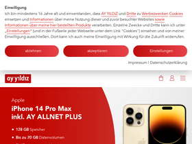 'ayyildiz.de' screenshot