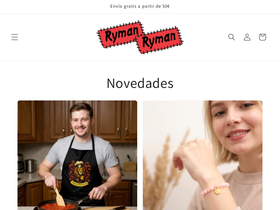rymangifts.com homepage screenshot