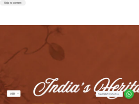 heritageweave.com homepage screenshot