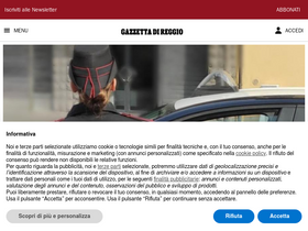 'gazzettadireggio.it' screenshot