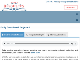 'bibleresources.info' screenshot