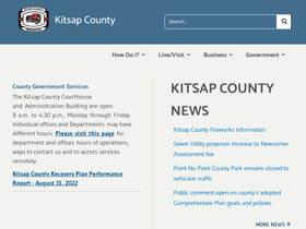 'kitsap.gov' screenshot