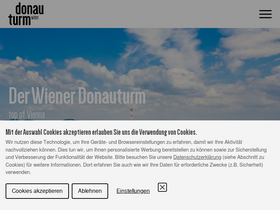 'donauturm.at' screenshot