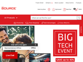 'thesource.ca' screenshot