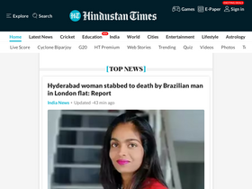 'hindustantimes.com' screenshot