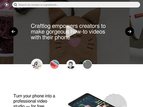 'craftlog.com' screenshot