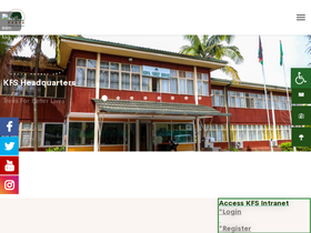 'kenyaforestservice.org' screenshot