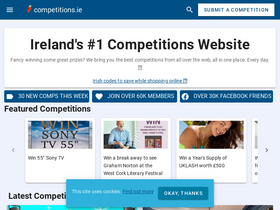 'competitions.ie' screenshot