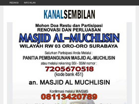 'kanalsembilan.net' screenshot
