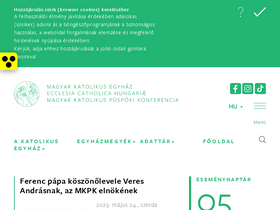 'archiv.katolikus.hu' screenshot