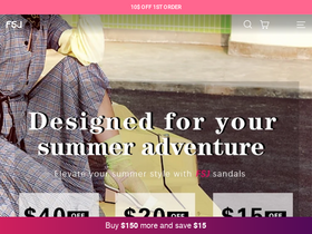 'fsjshoes.com' screenshot