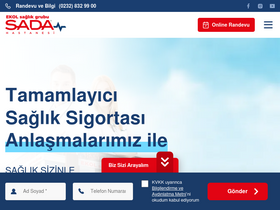 'sadahastanesi.com' screenshot