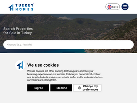 'turkeyhomes.com' screenshot