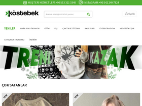 'kostebek.com.tr' screenshot