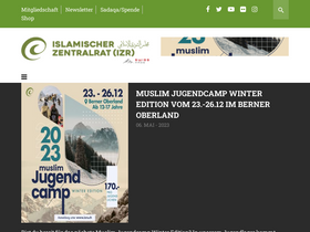 'izrs.ch' screenshot