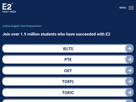 'e2language.com' screenshot