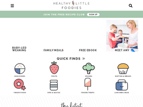 'healthylittlefoodies.com' screenshot