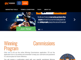 'winningcommissions.com' screenshot