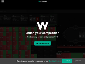 'gtowizard.com' screenshot