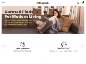 Shoplarke website screenshot