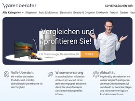 'warenberater.de' screenshot