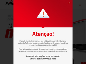 'pellegrino.com.br' screenshot