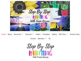 'stepbysteppainting.net' screenshot