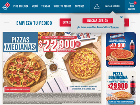 'dominos.com.co' screenshot