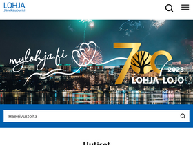 'lohja.fi' screenshot
