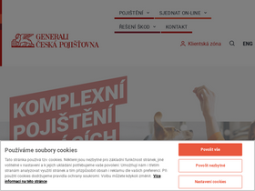 'generaliceska.cz' screenshot