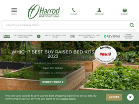 'harrodhorticultural.com' screenshot