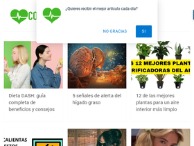 'conocersalud.com' screenshot