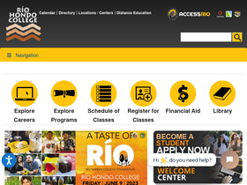 'riohondo.edu' screenshot